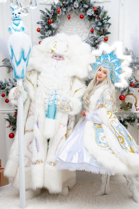 Дед мороз и Снегурочка на новогодние утренники