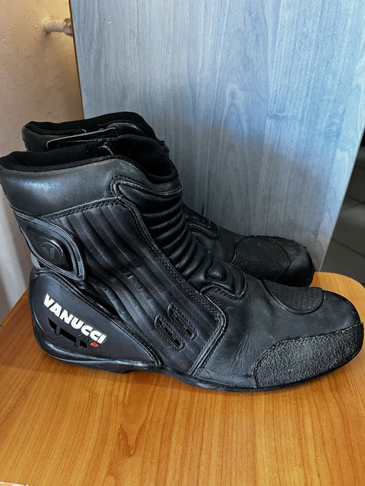 Ghete /Cizme moto  mar 46 Vanucci