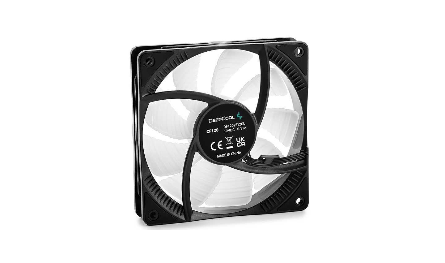 Кулер для кейса Case Cooler Deepcool CF120 RGB LED (3в1) Black