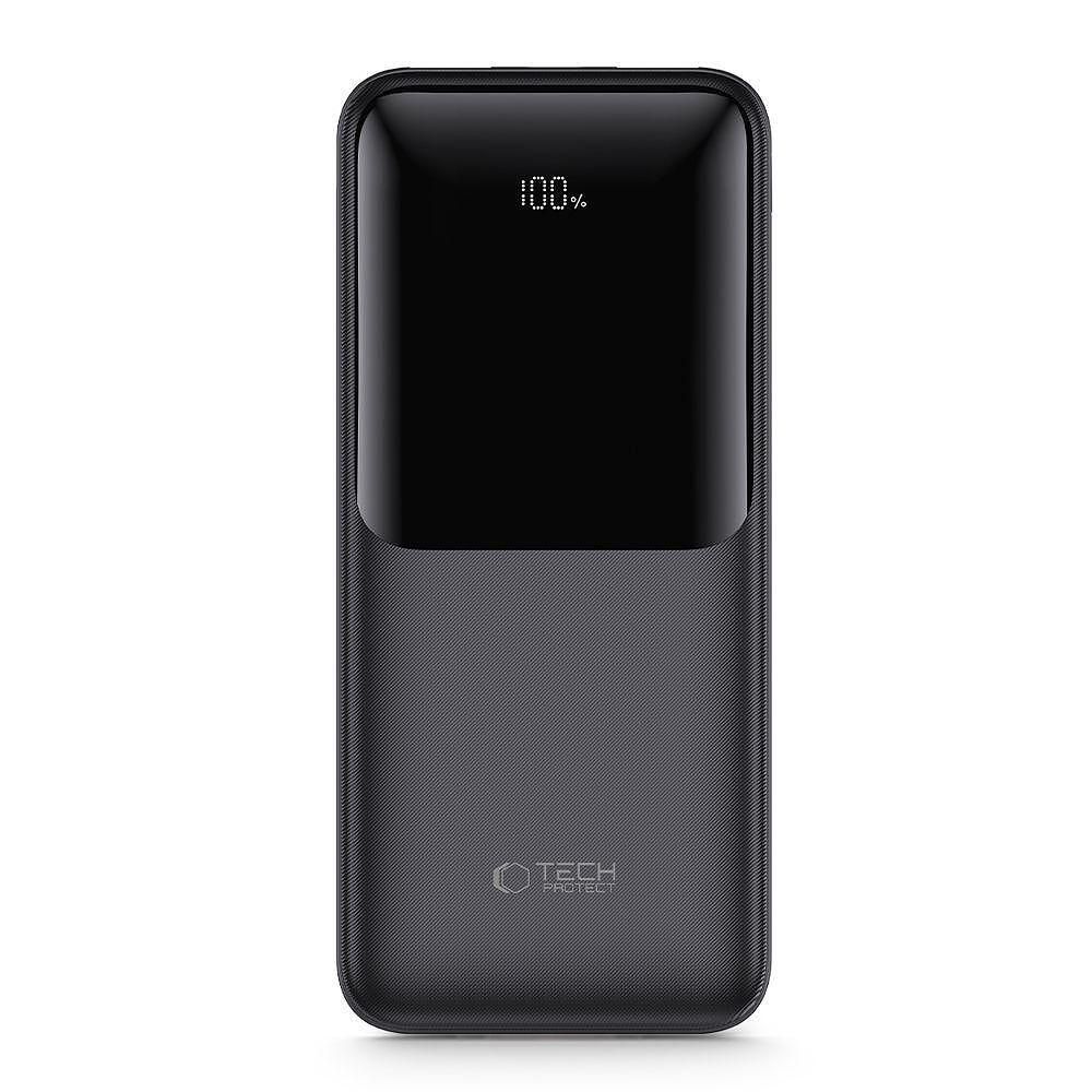 Допълнителна батерия tech-protect pb03 power bank 30000mah 22.5w черна