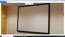 Ecran de proiectie cu rama de aluminiu