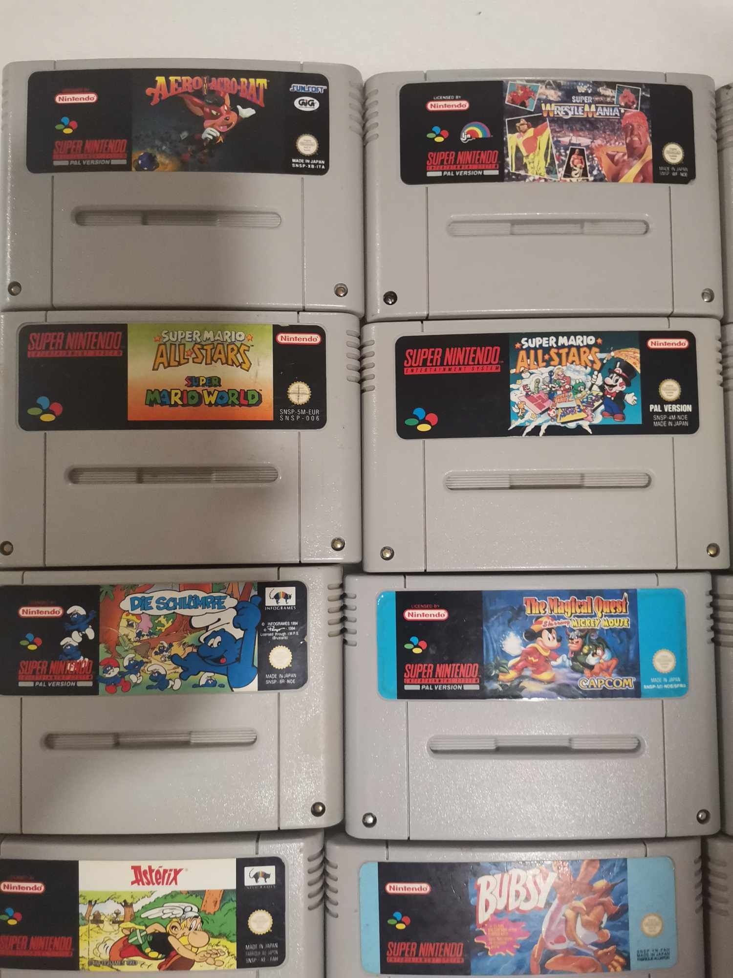 Casete Originale super Nintendo snes