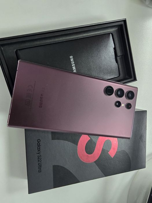 Samsung S22 ultra 5g с документами коробкой телефон самсунг