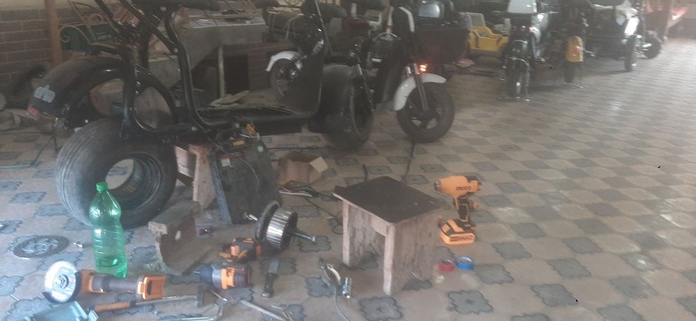 REMONT Elektro Velo Skutr samokat, samakat 25Km DAN oshiydigan qberamz
