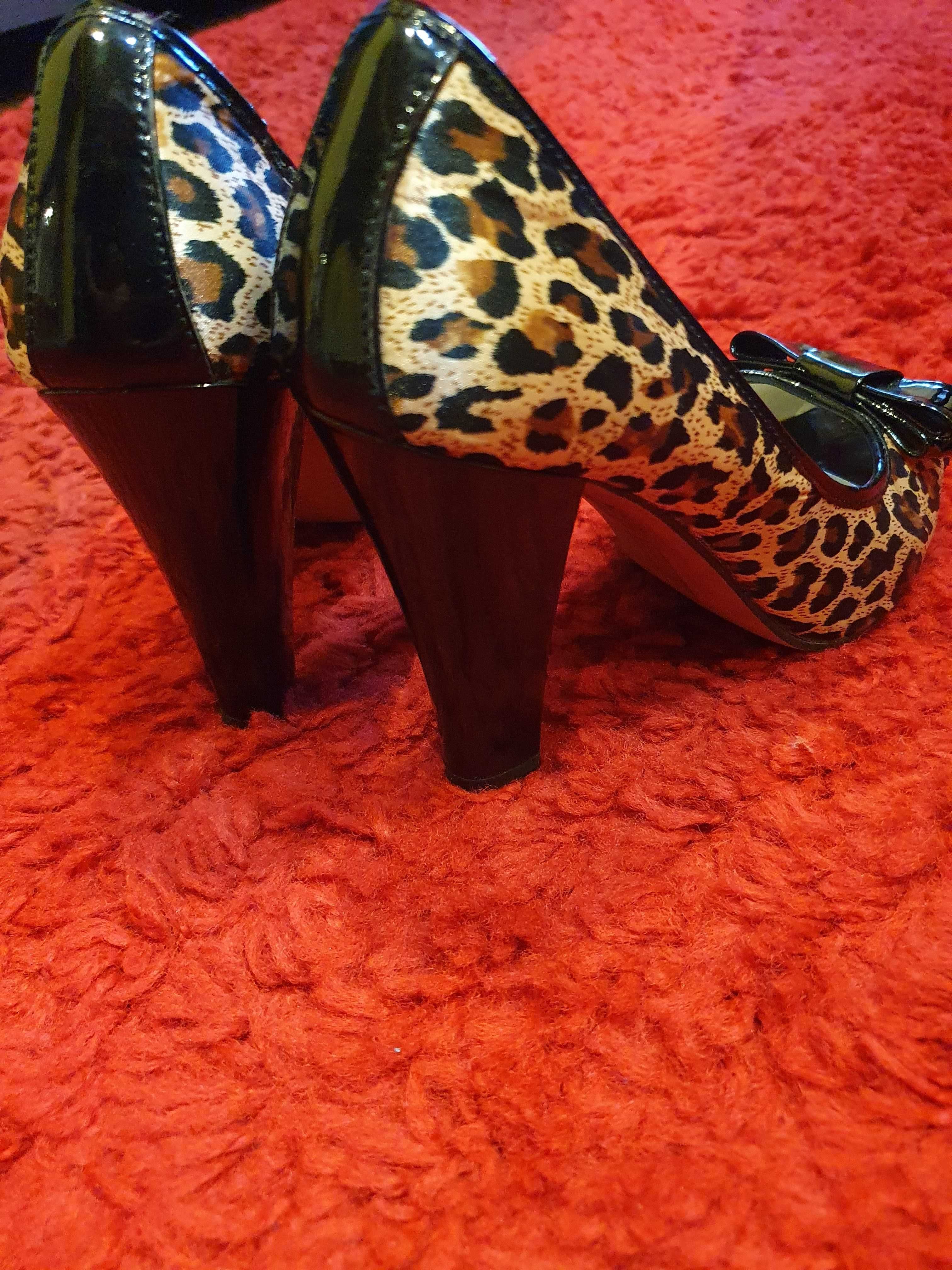 Pantofi dama toc piele naturala 38