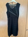 Рокля Elisabetta Franchi Jeans, без ръкав, р-р М-Л, черна