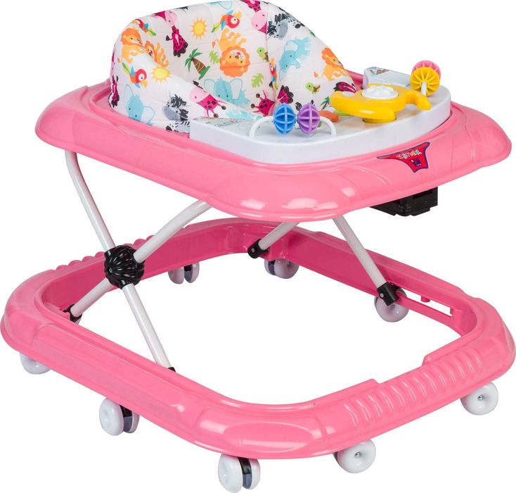 Музикална Бебешка проходилка 3 в 1 Moni Jungle Fun с 5 мелодии и играч