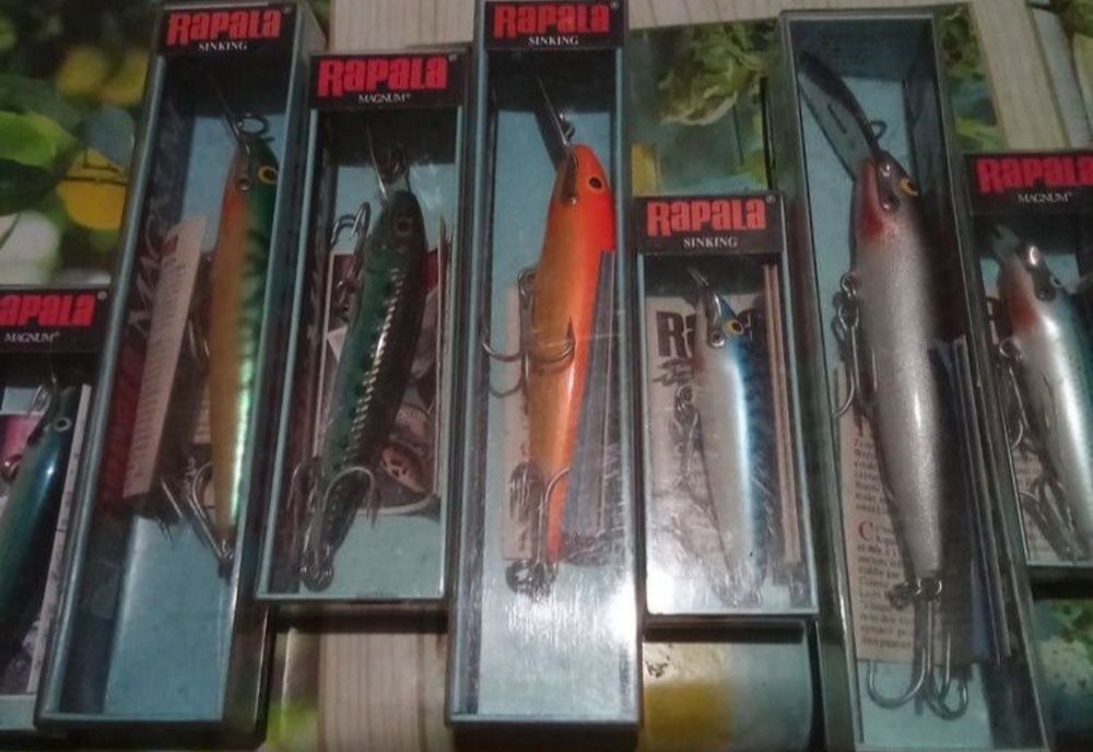 Rapala,Salmo, Savage gear,daiwa, rebel, Yo-zuri, STORM,Nils Master Abu