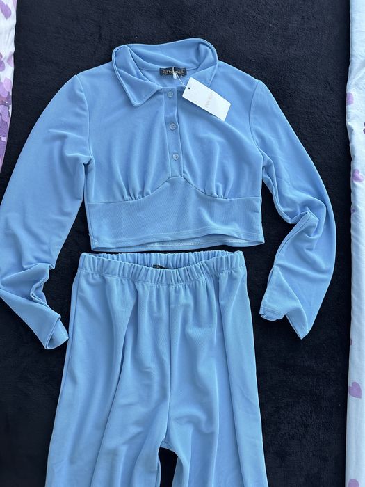 Дамски Комплект в нежно синьо - М