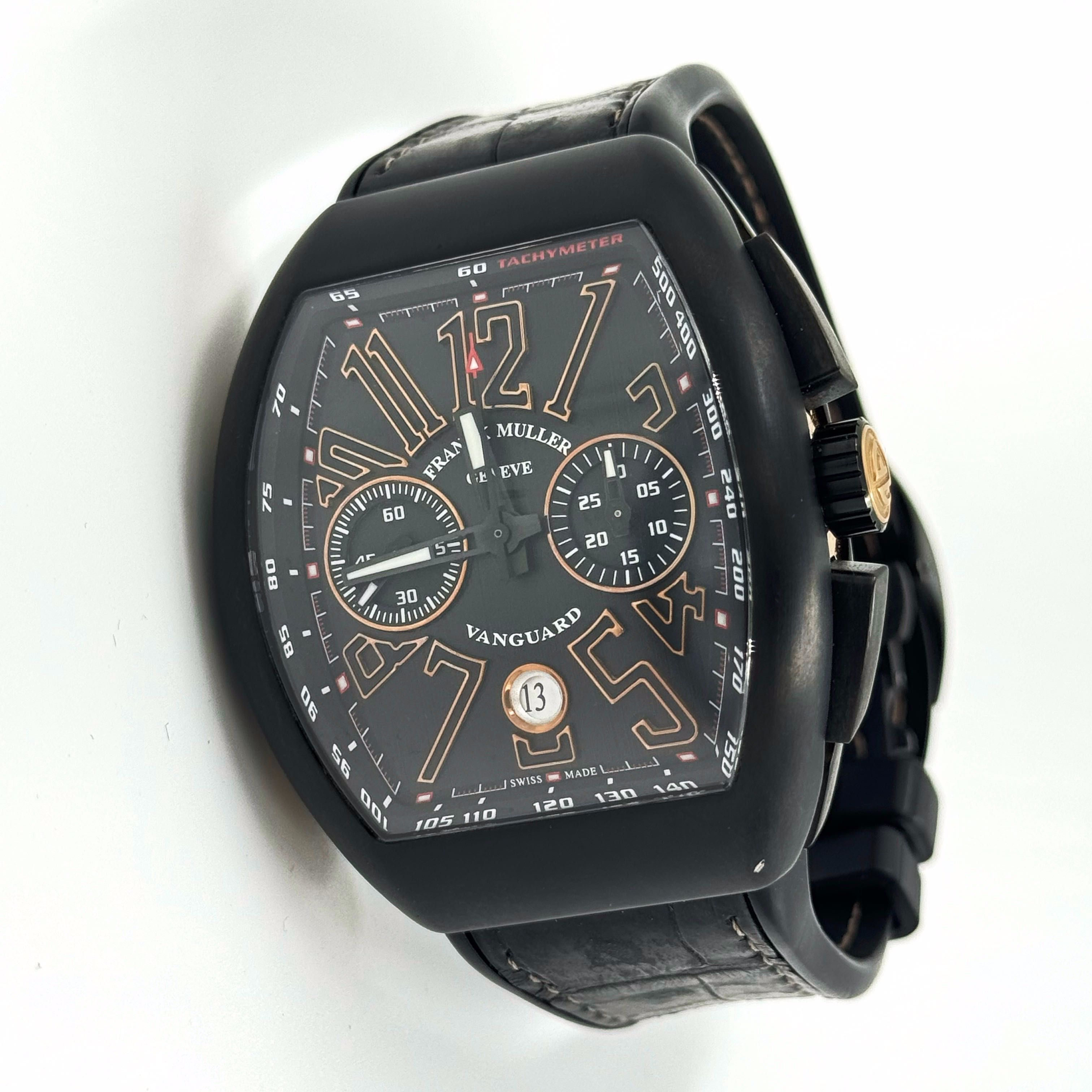 Franck Muller V45 Black Gold