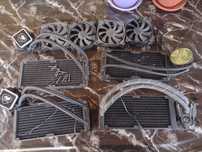 4 броя водни охаждания за компютър Arctic и NZXT cougar