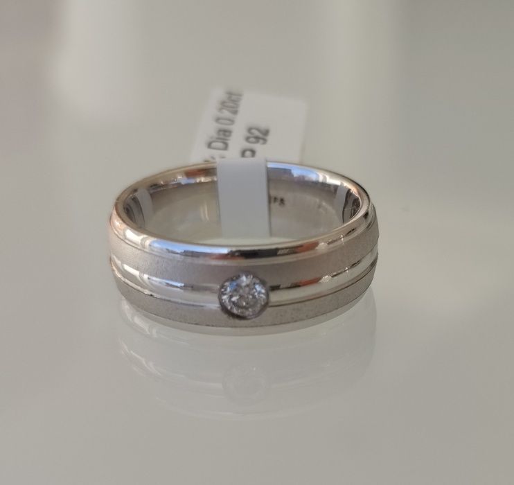 Verigheta aur 14k cu diamant 0.2ct 12,45gr