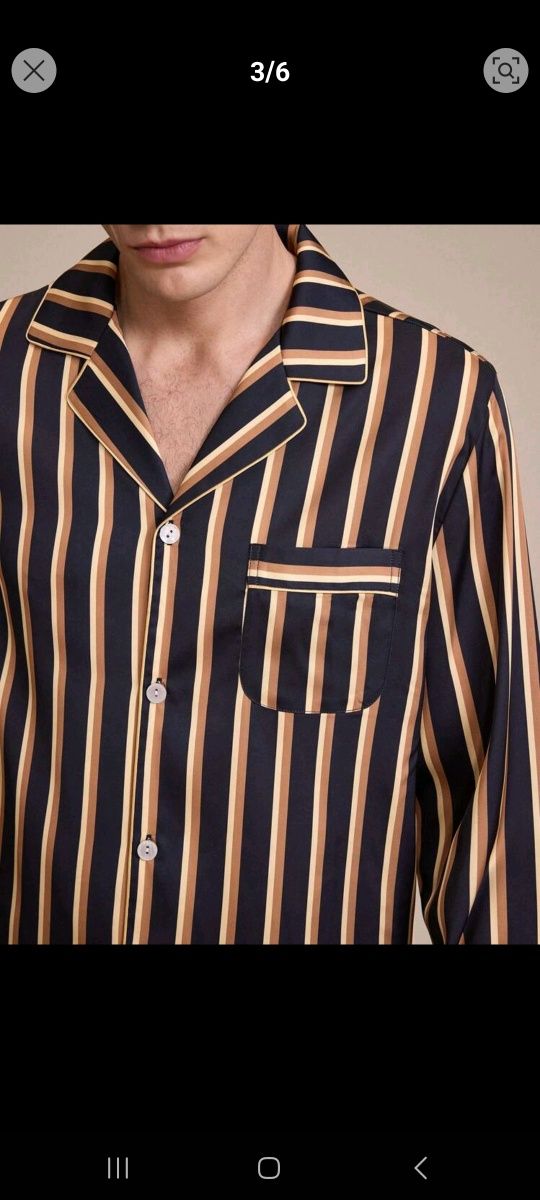 Pijama barbati satinata