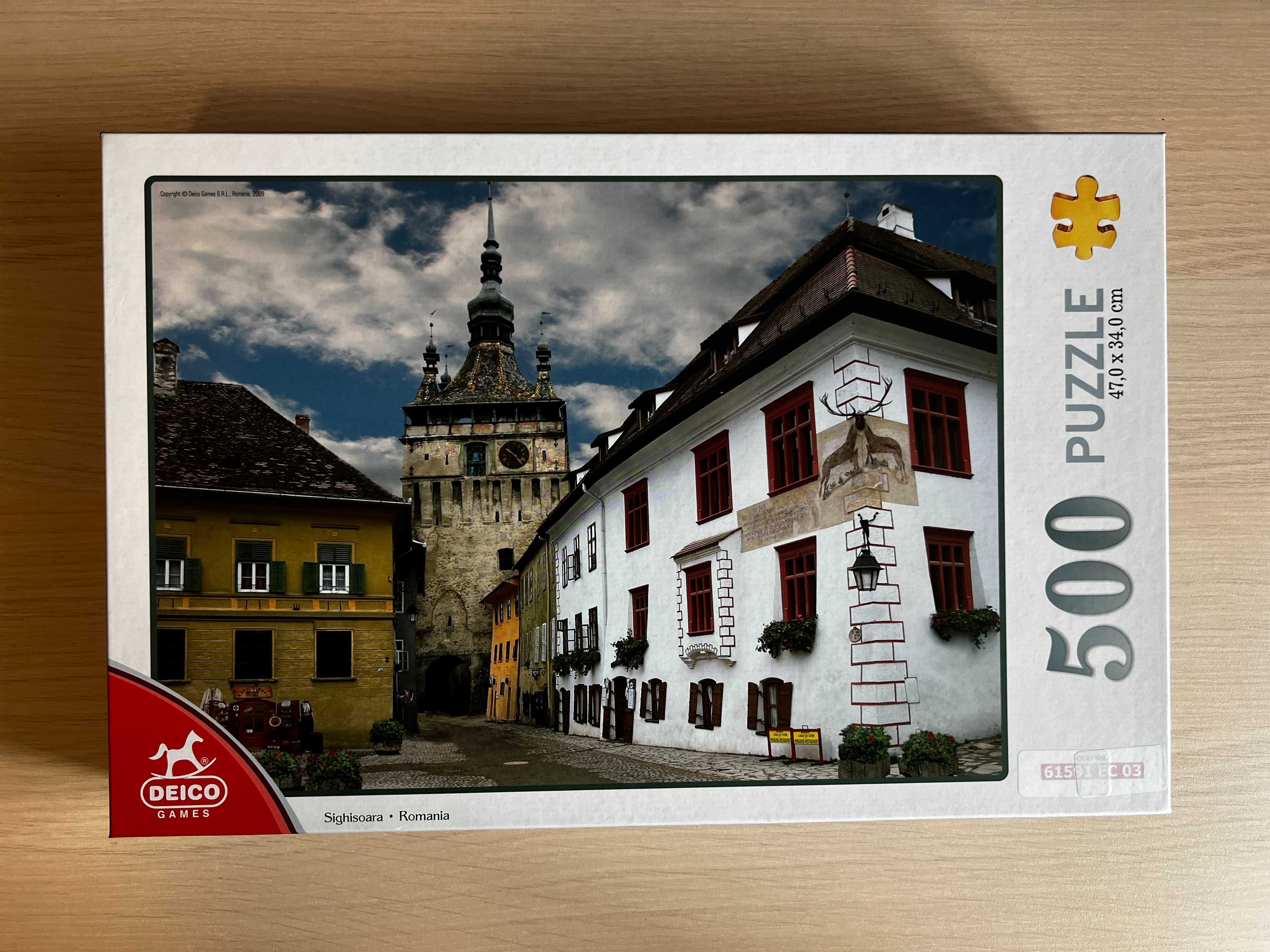 Puzzle Sighisoara 500 piese, sigilat, NOU