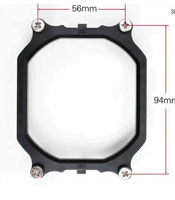 Vand cooler pt.socket intel 2011-3,x99,3fan 92mmRGB,Dell T5810,150w