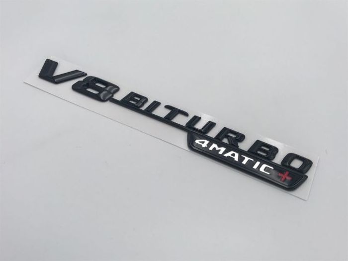 Emblema MERCDES V8 Biturbo 4M+