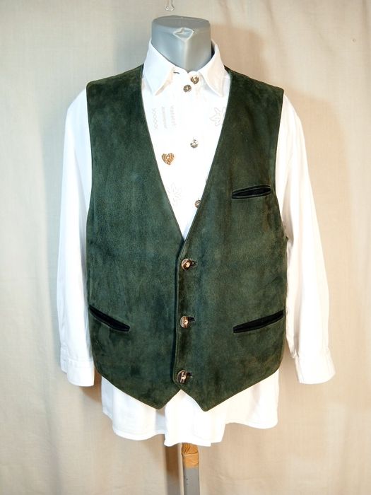 Vesta bavareza Nr 56 vesta Tracht barbati Oktoberfest vanatoare padura