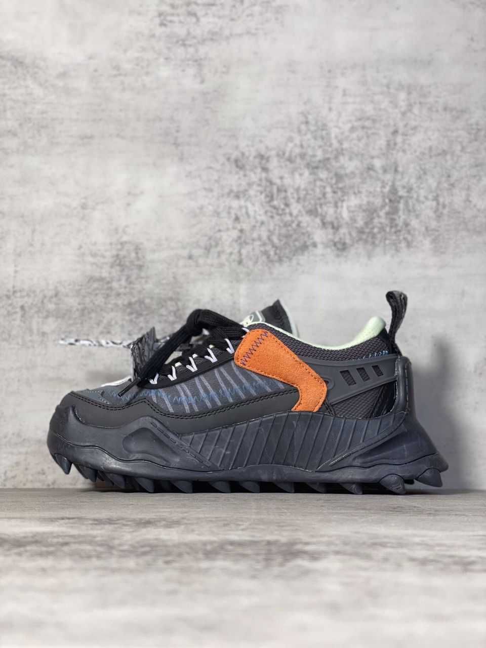Adidasi OFF WHITE, Odsy 1000 SNEAKERS Premium din Piele Full Box Black