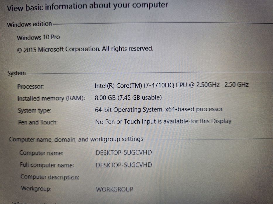 Laptop gaming Asus ROG Intel i7 CADOU Mouse gaming si tastatura jocuri