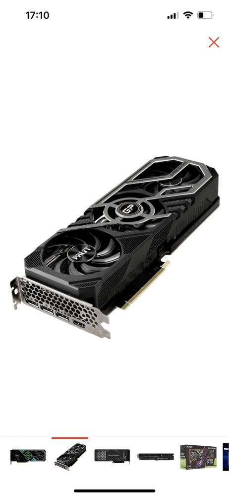 Видеокарта palit 3070ti