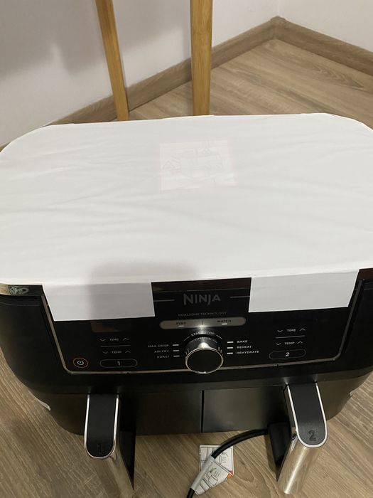 Friteuza cu aer cald Ninja Foodi DualZone AF400, 9.5l, 2470W