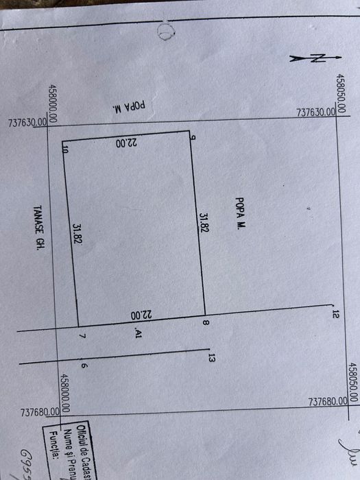 Teren intravilan de vanzare ,com Tulucesti jud Galati