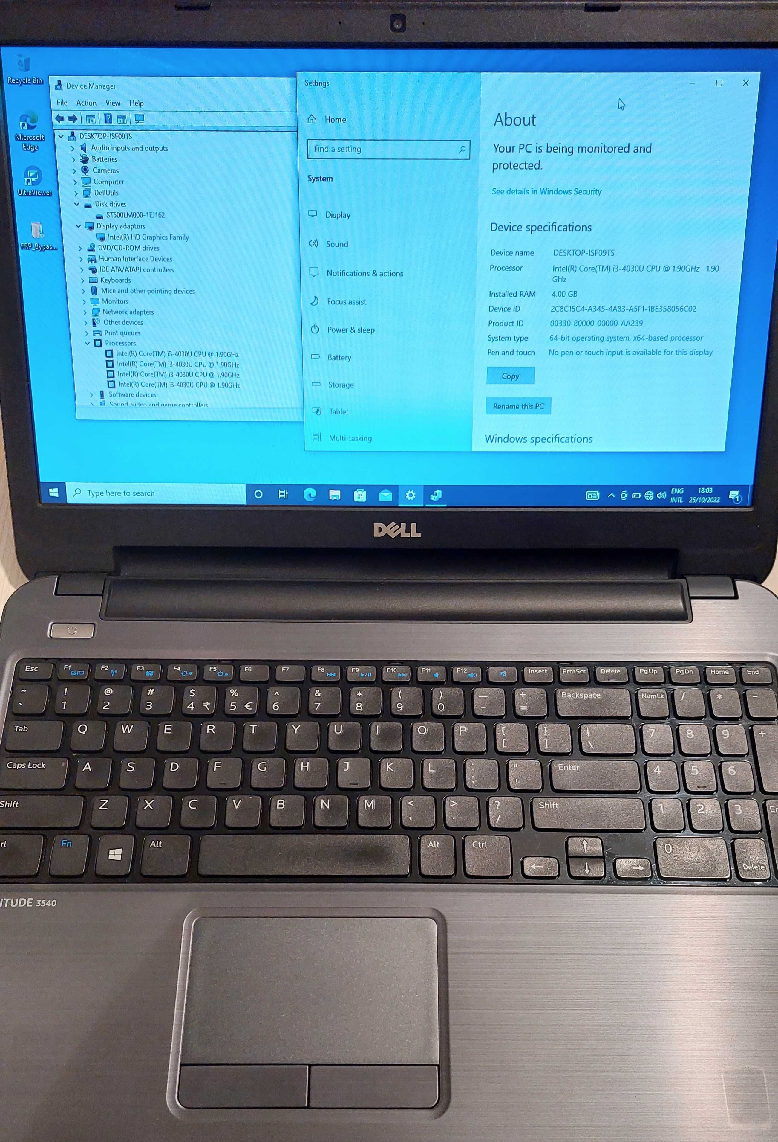 Laptop Dell Latitude 3540