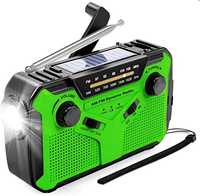 Radio portabil camping, verde