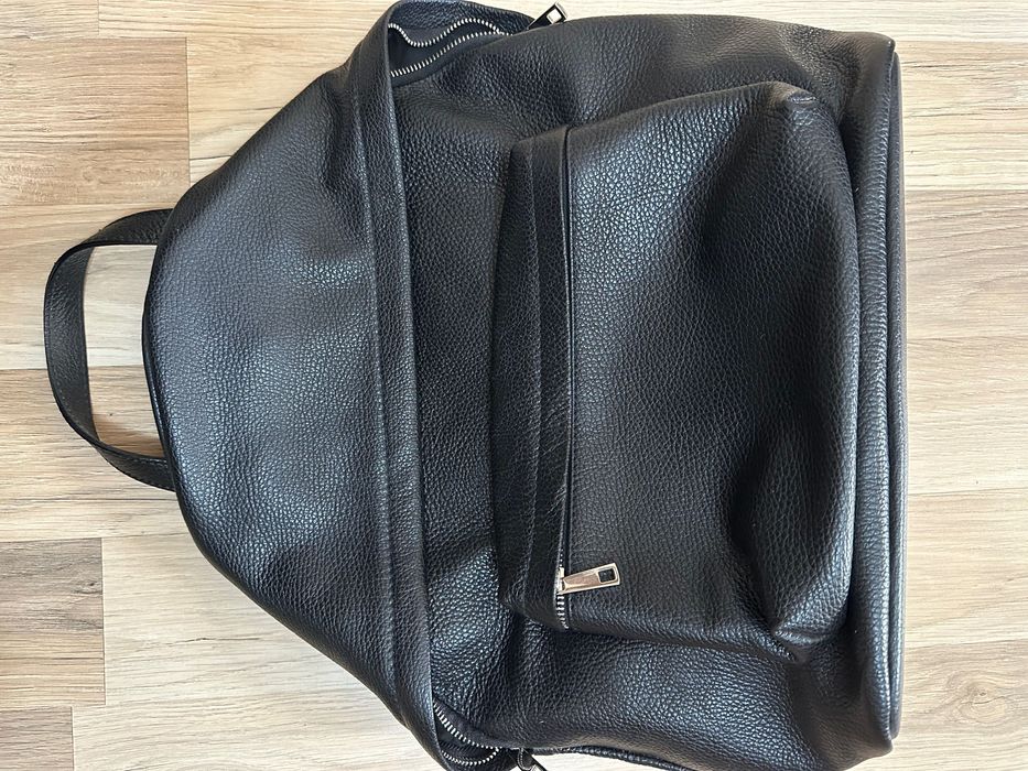 Rucsac negru piele