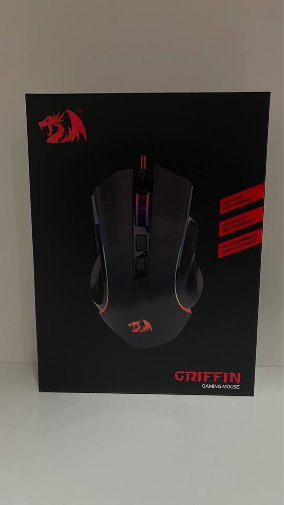 Redragon gaming mouse RGB new