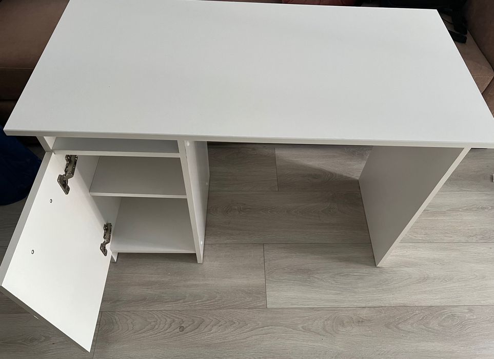 Vand birou alb 100x50 cm
