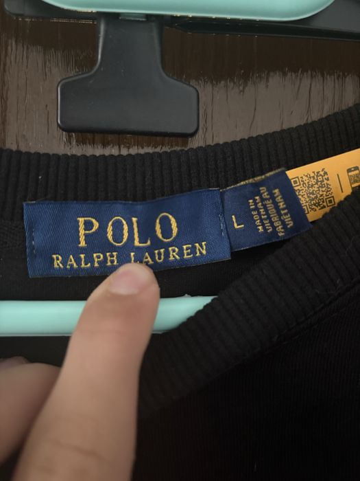 Pulover ralph lauren negru marimea L