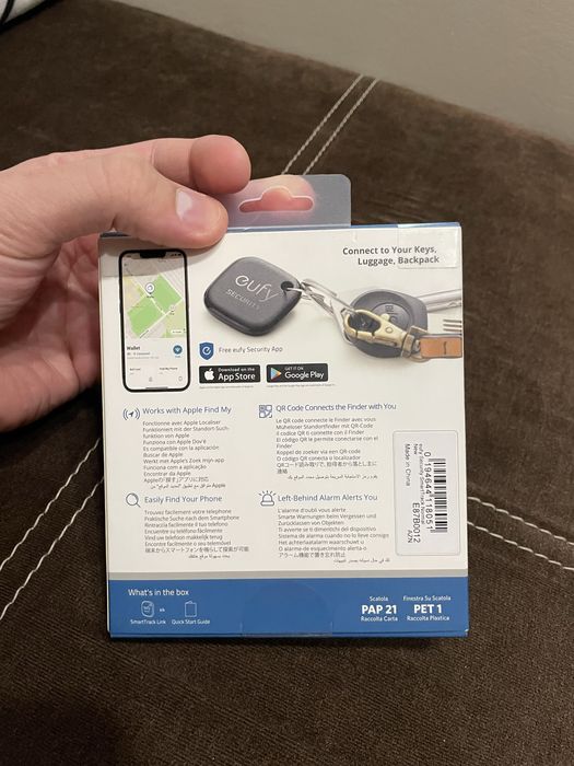Eufy Security SmartTrack Tag Тракер - iOS -