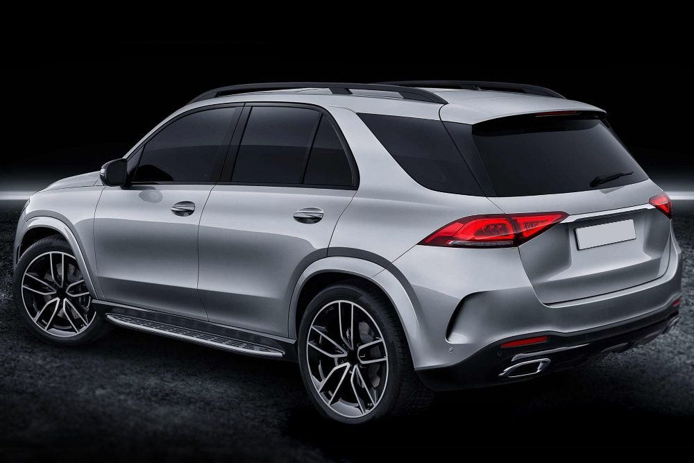 Praguri aluminiu Mercedes GLE Suv W167 model 2019 trepte laterale