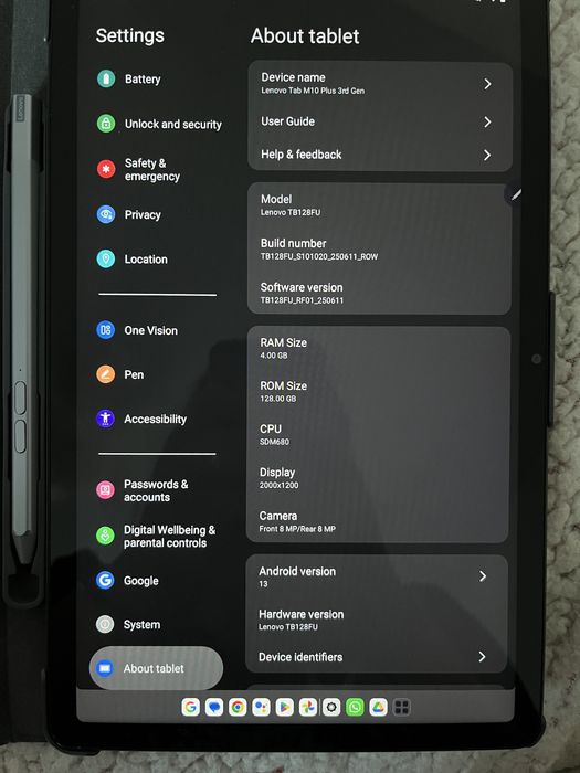 Tableta Lenovo M10 Plus 3rd generation