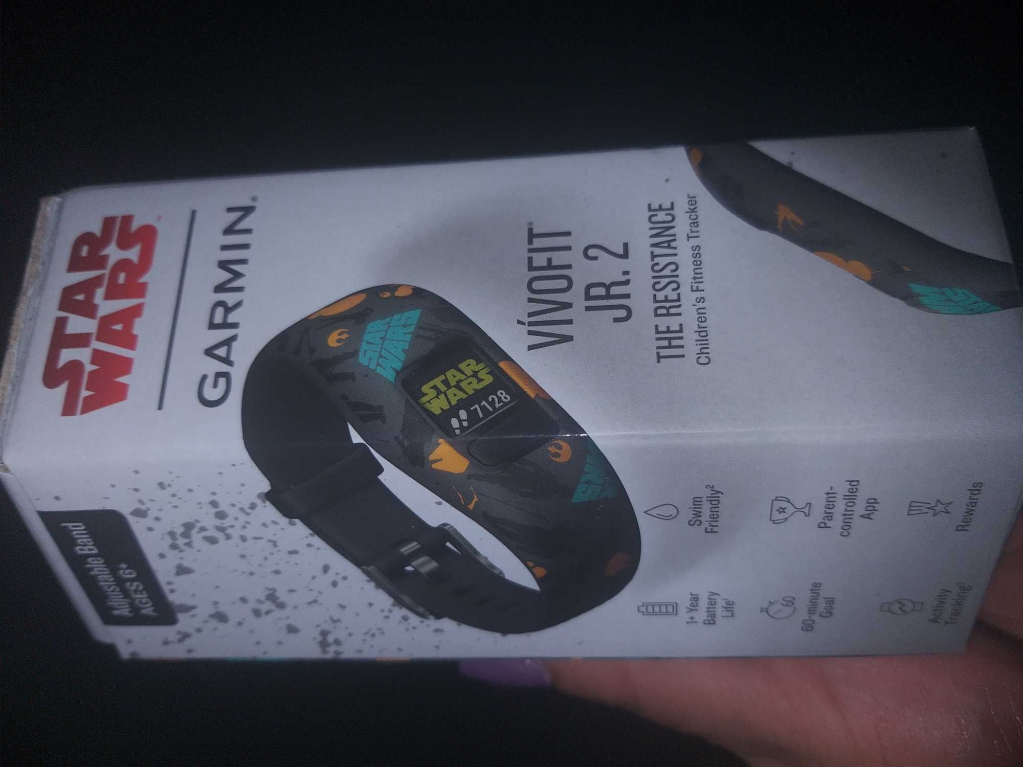 Ceas/Bratara fitness Garmin Vivofit Jr. 2, reglabila, Star Wars