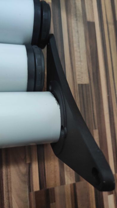 Picior mobila, pentru masa, reglabil, metalic, alb, 710 mm, set 4