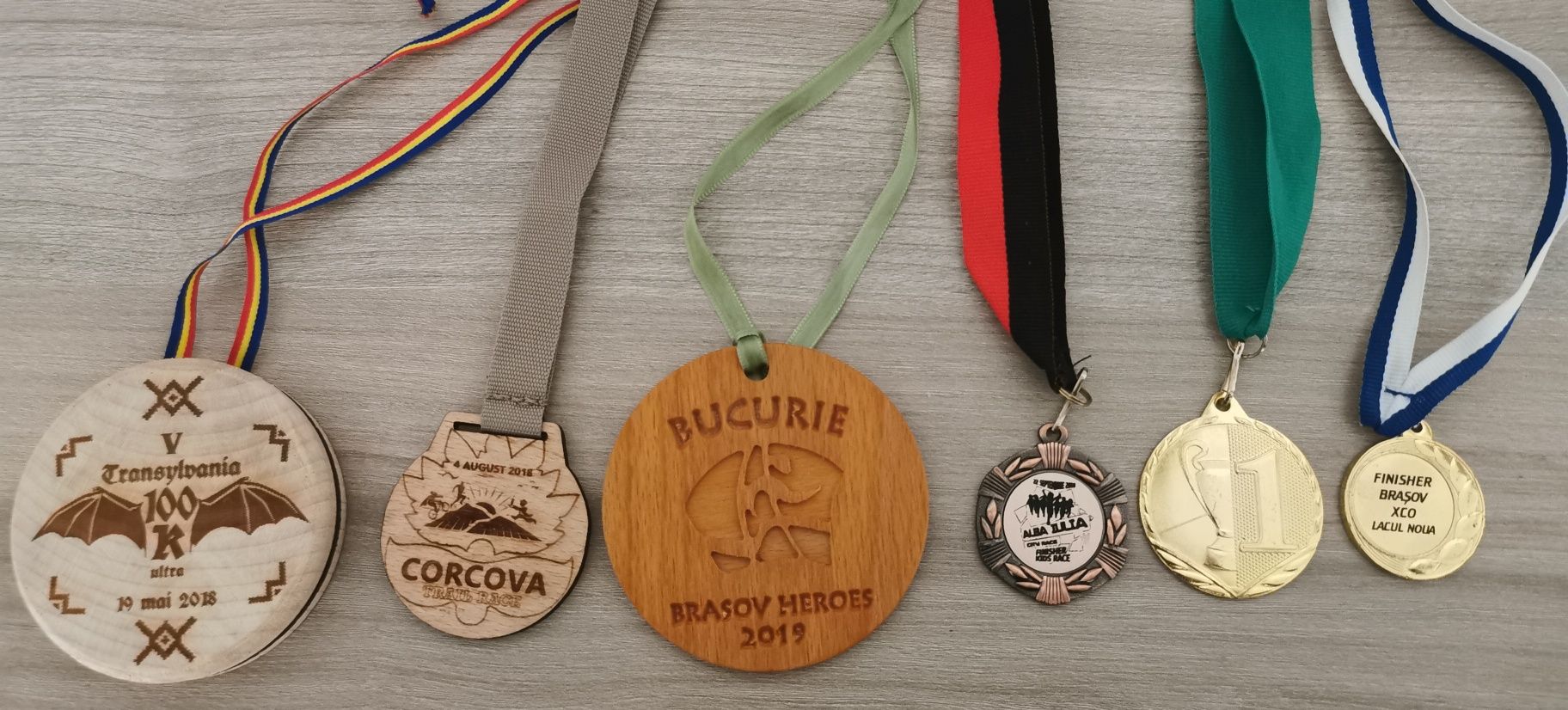 Medalii Finish de la anumite evenimente sportive de alergare
