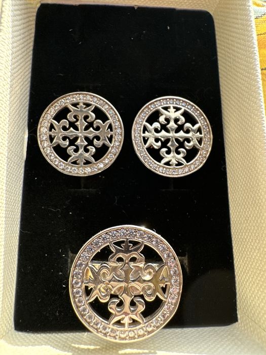 Серебрянный ювелирный набор