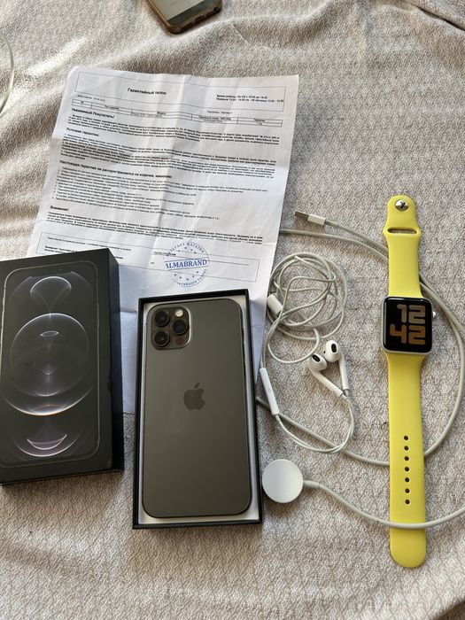 iPhone 12 Pro 5G 128гб емксть 89% тап таза без ремонт идиальный телеоф