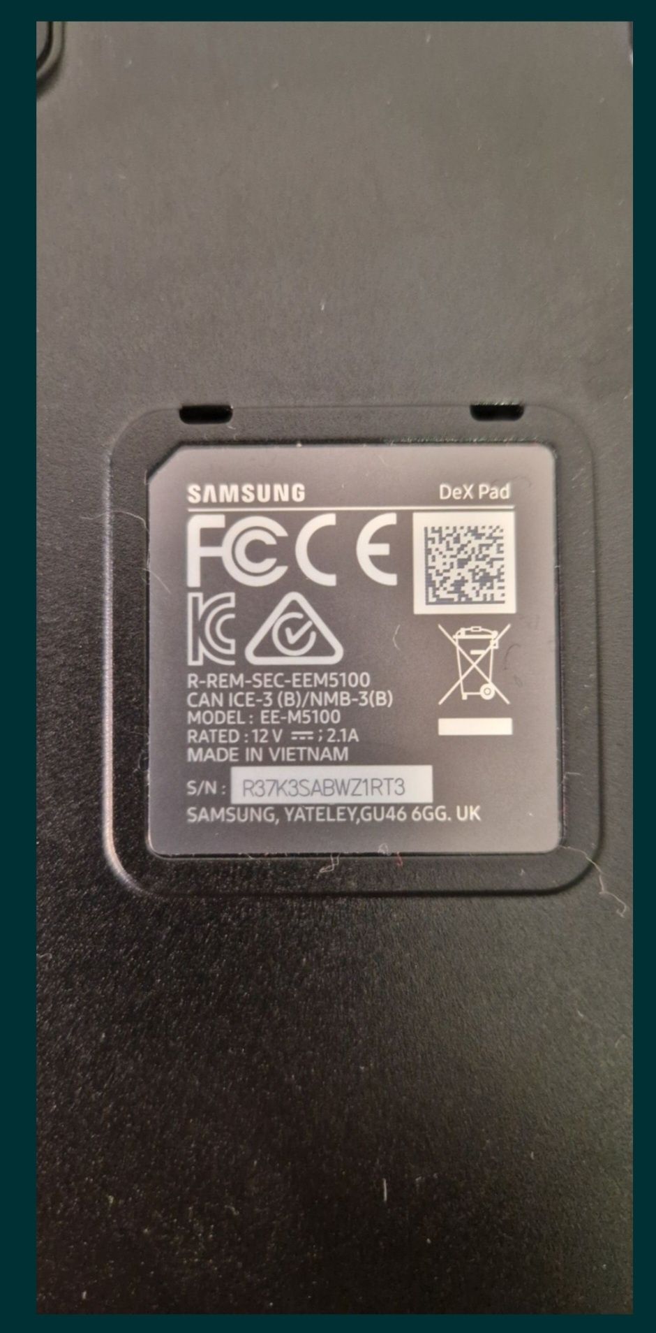 Vând Samsung Dex pad