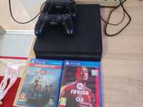 Vând PS4 cu jocuri:fc20 God of war