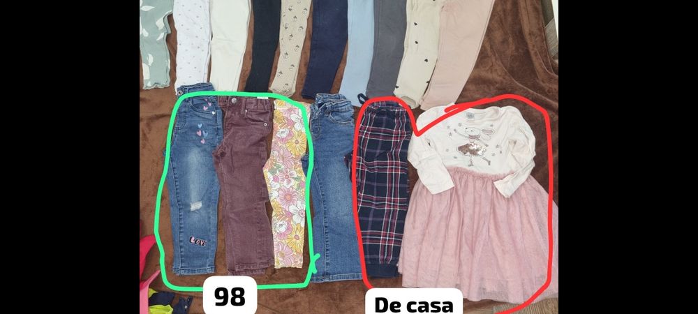 Lot haine de toamna/iarna fetite 98-104