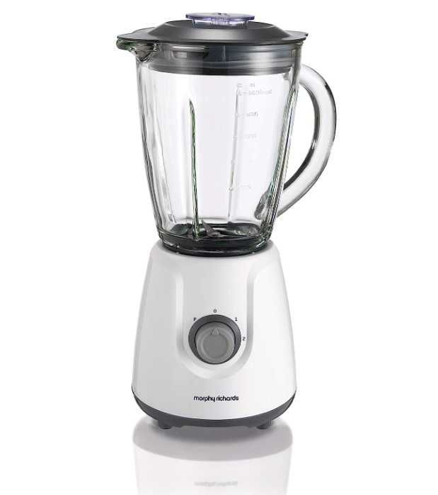 Blender Moprhy Richards Sticla 403053, 1.5L, alb NOU Sigilat