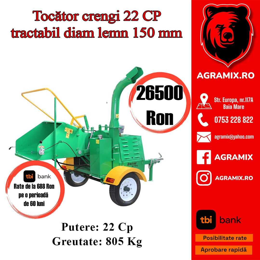 Tocator crengi - priza putere tractor PTO AGRAMIX