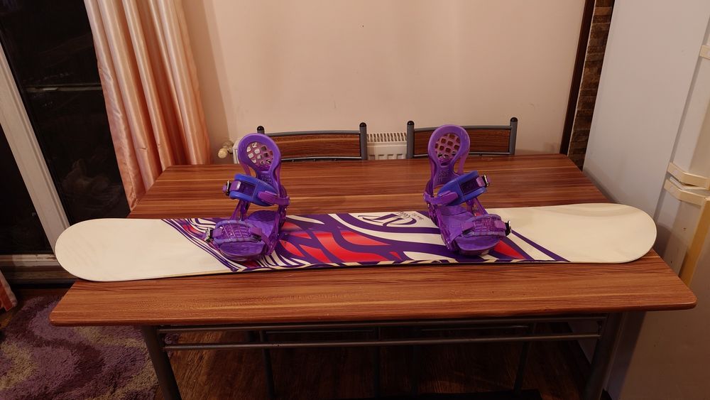 Placa Snowboard Volkl Shine 152cm cu legaturi Ride M