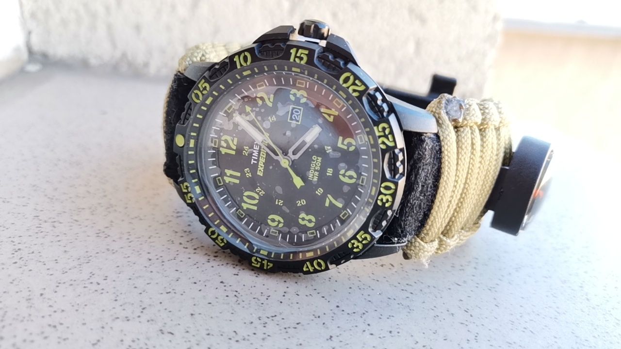 Schimb Timex Indiglo military combat busolă termometru