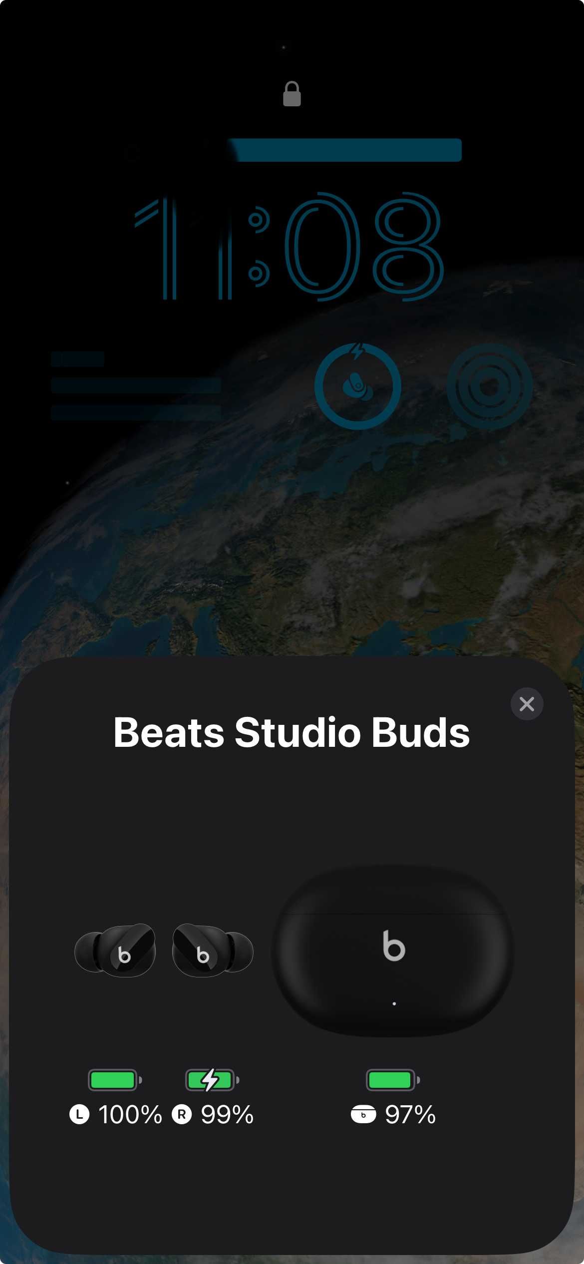 Beats studio buds , в отлично състояние , с калъф