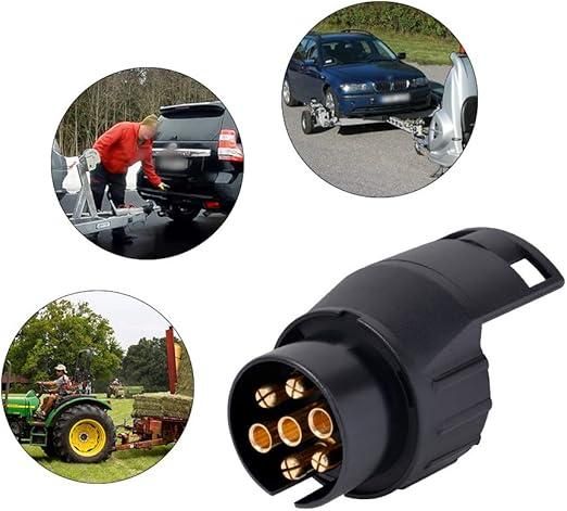 Адаптер преходник за гнездо на ремарке, каравана 7 към 13 пина 12V