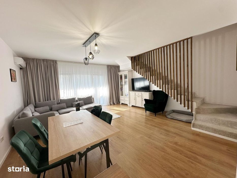 [METALURGIEI] Vila P+1+M, 4 camere - 3 bai, Mobilata si Utilata